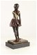 Een bronzen sculptuur van een danseresje , danseres - 6 - Thumbnail