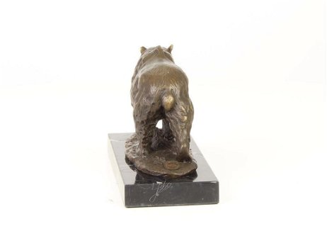 brons beeld van een grizzly beer ,brons , beeld - 5