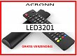 Vervangende afstandsbediening voor de LED3201 van ACRONN. - 0 - Thumbnail