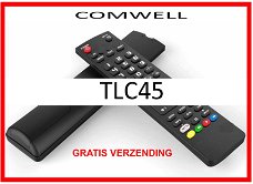 Vervangende afstandsbediening voor de TLC45 van COMWELL.