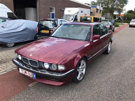 bmw 730i autom bj1991 rijd goed leuke auto opknapper belgisch zo mee nemen - 0