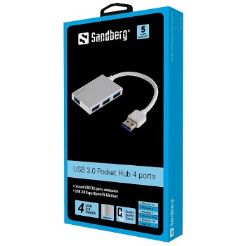 USB 3.0 Pocket Hub 4 ports - 1