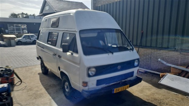 vw transporter BESTEL TD 51KW camper hoog dak bj1986 veel werk zo mee nemen - 0