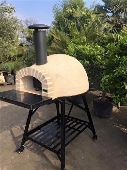 Houtgestookte pizzaoven AMALFI model REAL BRICK - 1