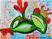 OPRUIMING FULL diamond painting frog - 0 - Thumbnail