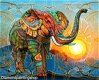 OPRUIMING FULL diamond painting abstract elephant (SQUARE) - 0 - Thumbnail