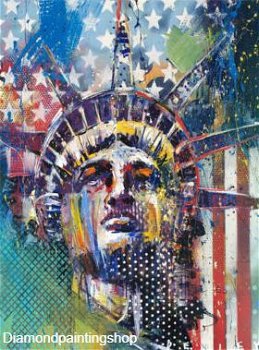 OPRUIMING FULL diamond painting statue of liberty XL - 0