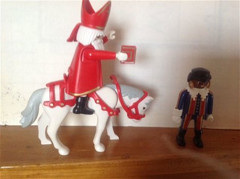 Playmobil, Sint en Piet - compleet, zak van Piet zit erbij, staat niet op de foto - 0