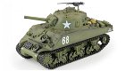 RC tank U.S.M4A3 Sherman metalen tracks en aandrijving 2.4GHZ Control edition - 0 - Thumbnail
