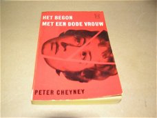 Het Begon met een Dode Vrouw(1) - Peter Cheyney