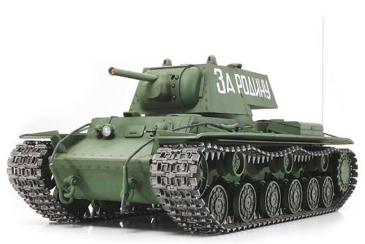 RC tank Tamiya 56028 bouwpakket Russian Heavy Tank KV-1 Full Option Kit 1:16 - 0