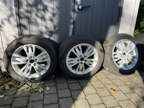 4x winterband TS 850 Continental Wintercontact 205/55 R16 incl lm velg met druksensors - 0