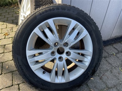 4x winterband TS 850 Continental Wintercontact 205/55 R16 incl lm velg met druksensors - 4