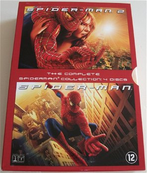Dvd *** SPIDER-MAN 1 + 2 *** 4-DVD Boxset Complete Collectie - 0