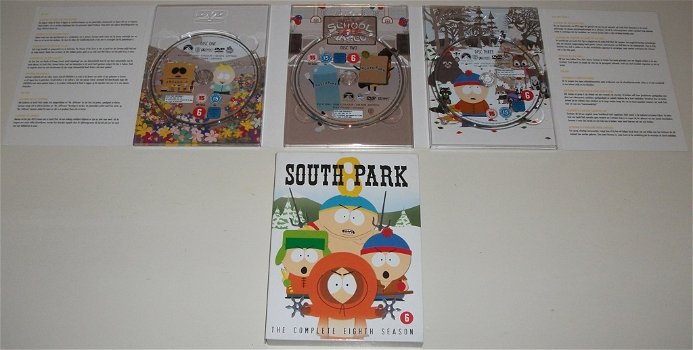 Dvd *** SOUTH PARK *** 3-DVD Boxset Seizoen 8 - 3