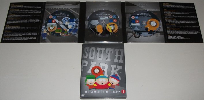 Dvd *** SOUTH PARK *** 3-DVD Boxset Seizoen 1 - 3