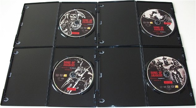 Dvd *** SONS OF ANARCHY *** 4-DVD Boxset Seizoen 1 - 6