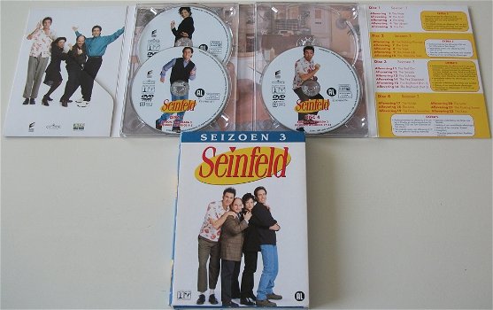 Dvd *** SEINFELD *** 3-DVD Boxset Seizoen 3 - 3
