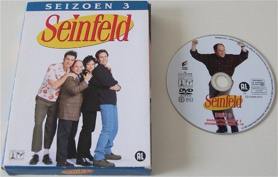 Dvd *** SEINFELD *** 3-DVD Boxset Seizoen 3 - 4