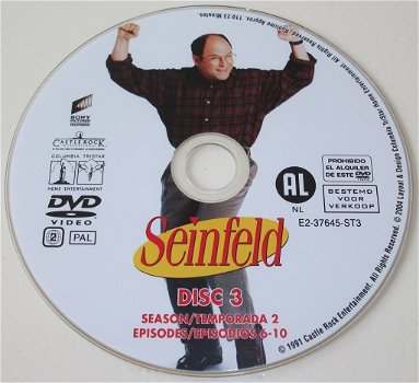 Dvd *** SEINFELD *** Seizoen 2 Disc 3 - 0