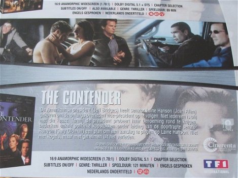 Dvd *** SCENES OF THE CRIME & THE CONTENDER *** 2-DVD Boxset - 2