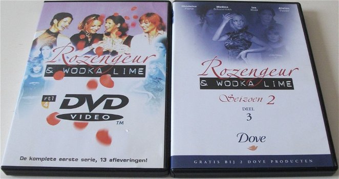 Dvd *** ROZENGEUR & WODKA LIME *** 2-DVD Boxset Seizoen 1 - 4