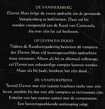 VAMPIER TRILOGIE, DE WERELD VAN DARREN SHAN deel 4, 5 & 6 - Darren Shan - 1