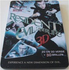 Dvd *** RESIDENT EVIL *** Afterlife 3D Limited Edition Steelbook