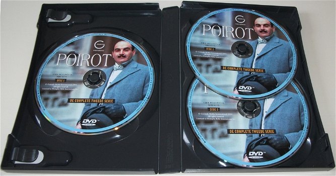 Dvd *** POIROT *** 3-DVD Boxset Seizoen 2 - 3