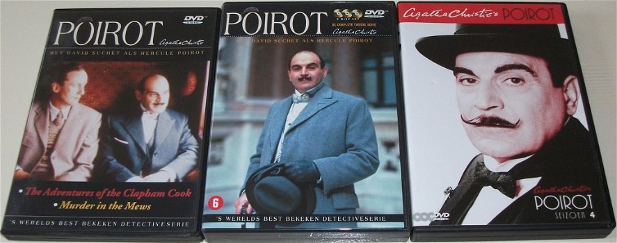 Dvd *** POIROT *** 3-DVD Boxset Seizoen 2 - 4
