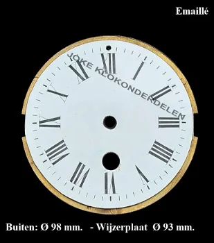 = Wijzerplaat = Franse pendule = 49273 - 0