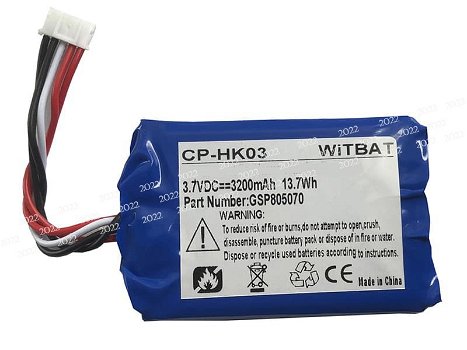 New battery GSP805070 CP-HK03 3200mAh/13.7WH 3.7V for Harman Kardon Esquire 2 - 0