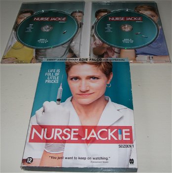 Dvd *** NURSE JACKIE *** 2-DVD Boxset Seizoen 1 - 3