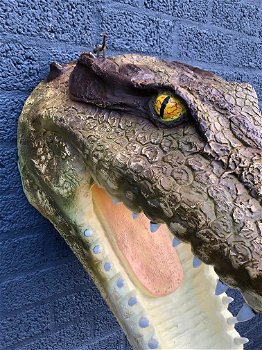 muurdecoratie krokodil , krokodil - 5