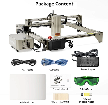 ATOMSTACK S40 Pro Laser Engraver Cutter with F30 Pro Air Assist Kit - 7