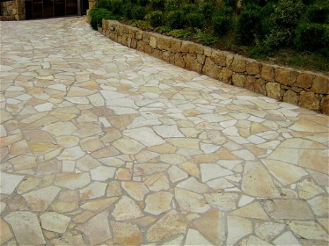 prachtige mediterraanse flagstones Yellow Saliq - 2