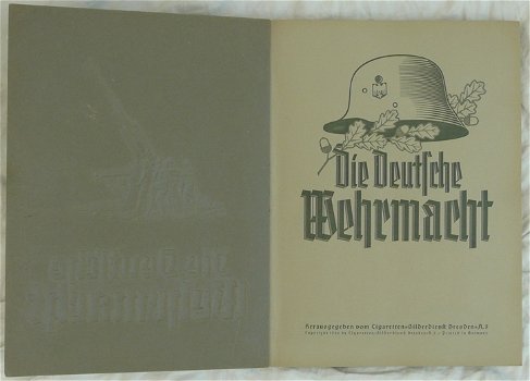 Plaatjes Verzamel Album / Cigarettenbilder Album, Die Deutsche Wehrmacht, met doos, 1936.(Nr.4) - 1