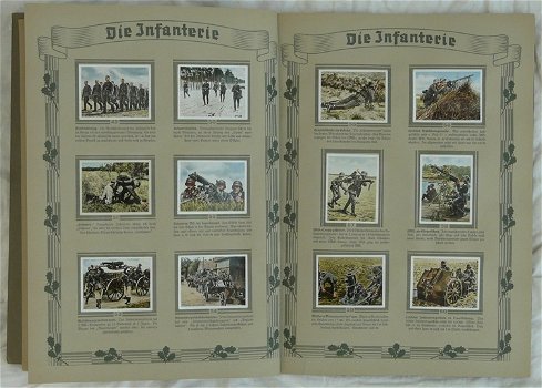 Plaatjes Verzamel Album / Cigarettenbilder Album, Die Deutsche Wehrmacht, met doos, 1936.(Nr.4) - 4