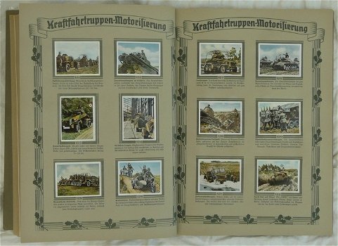 Plaatjes Verzamel Album / Cigarettenbilder Album, Die Deutsche Wehrmacht, met doos, 1936.(Nr.4) - 5