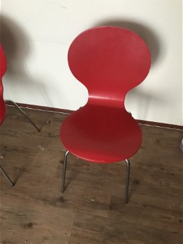 3 houten stoelen - 1