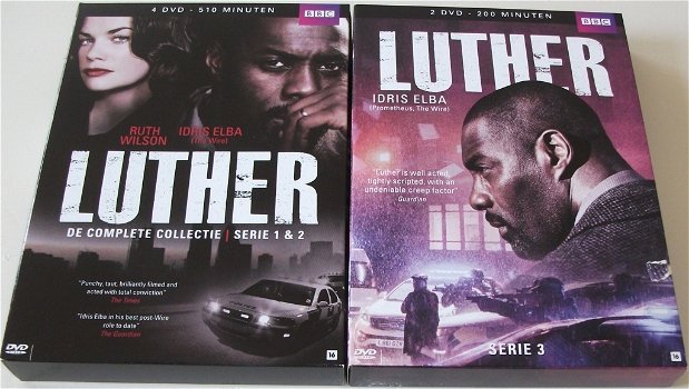 Dvd *** LUTHER *** 4-DVD Boxset Seizoen 1 & 2 - 4