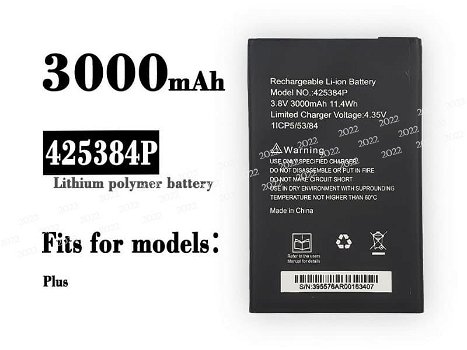 High-compatibility battery 425384P for Neon phone - 0