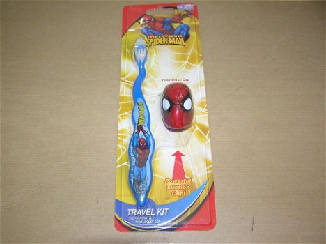 Spiderman tandenborstel met beschermkap - 0