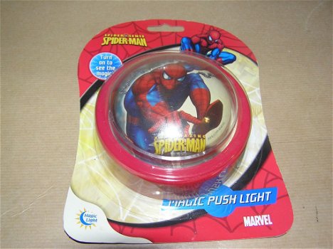 Spiderman magic push light nieuw - 0