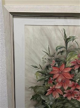Aquarel -Flowers , schilderij - 3