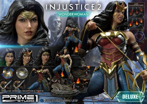 Prime 1 Studio Injustice 2 Statue 1/4 Wonder Woman Deluxe Version PMDCIJ-06DX - 1