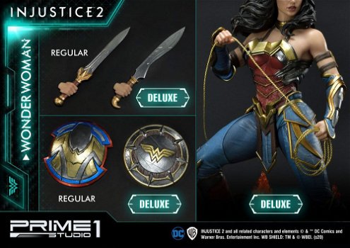 Prime 1 Studio Injustice 2 Statue 1/4 Wonder Woman Deluxe Version PMDCIJ-06DX - 5