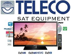 Teleco TEK 24D TV24",DVB-S2/T2,DVD,9-32V,HEVC,M7 Fastscan