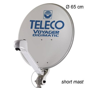 Teleco Voyager Digimatic SM 65cm + DSF90E HD BX, Short mast - 0