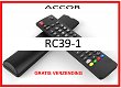Vervangende afstandsbediening voor de RC39-1 van ACCOR. - 0 - Thumbnail